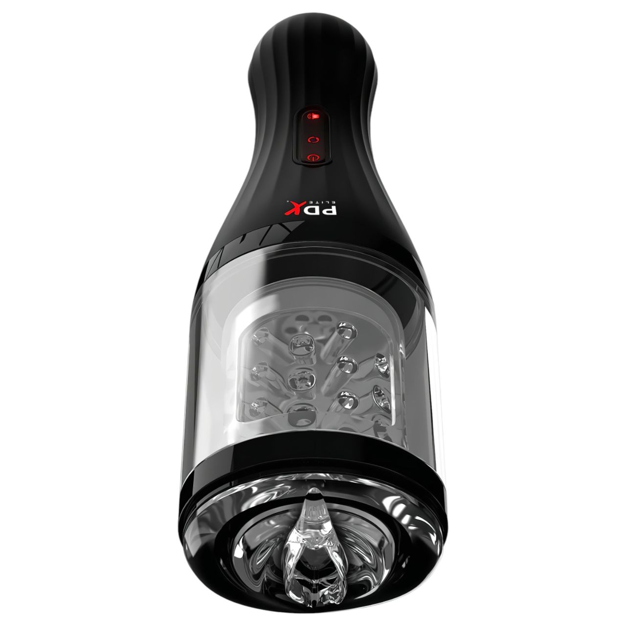 PDX Elite Rotobator - művagina (átlátszó-fekete)