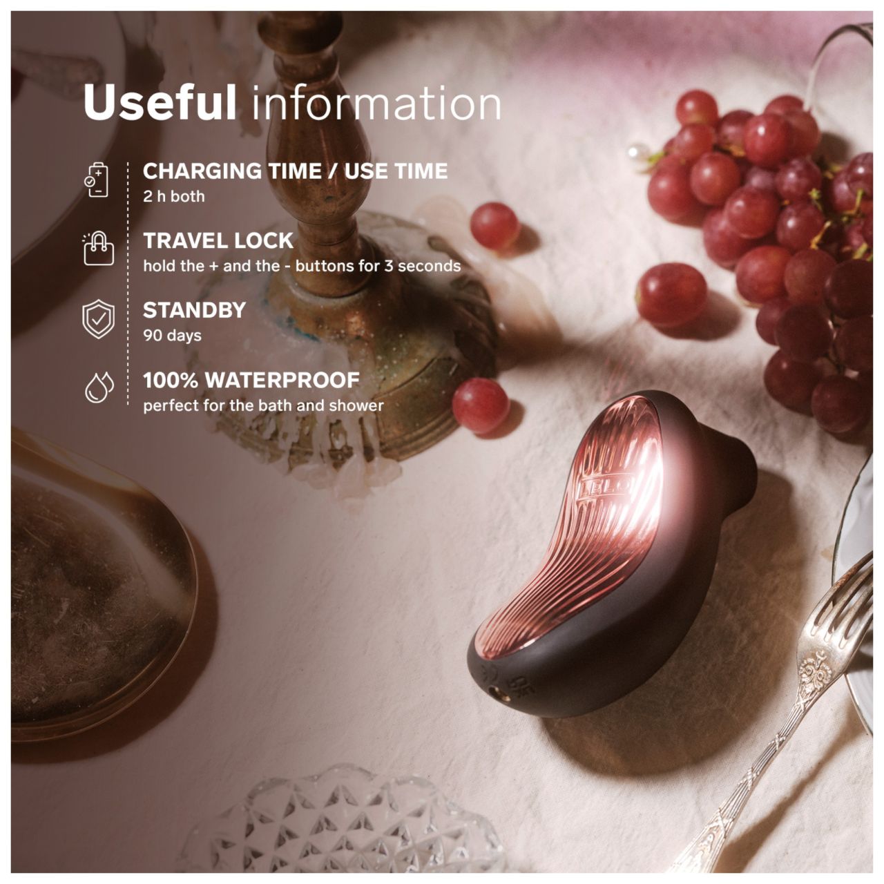 LELO Sona 3 Cruise - hanghullámos csiklóizgató (pink) LELO Sona 3 Cruise - hanghullámos csiklóizgató (pink)