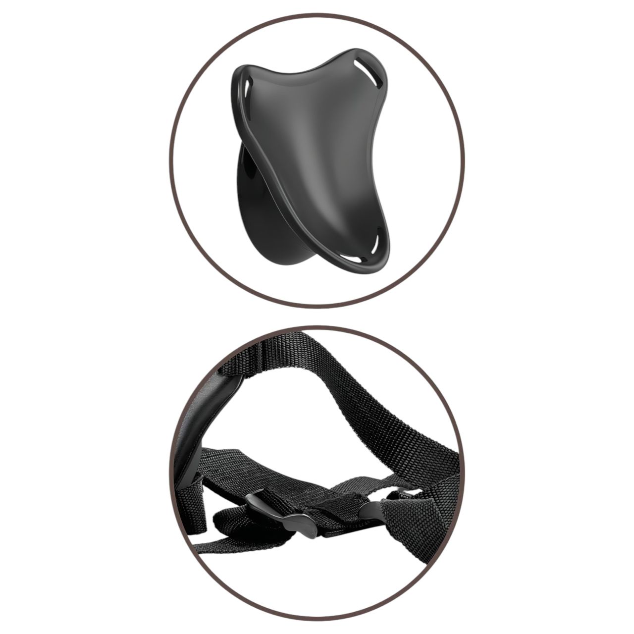 King Cock Elite Beginner's - felcsatolható alsó (fekete)