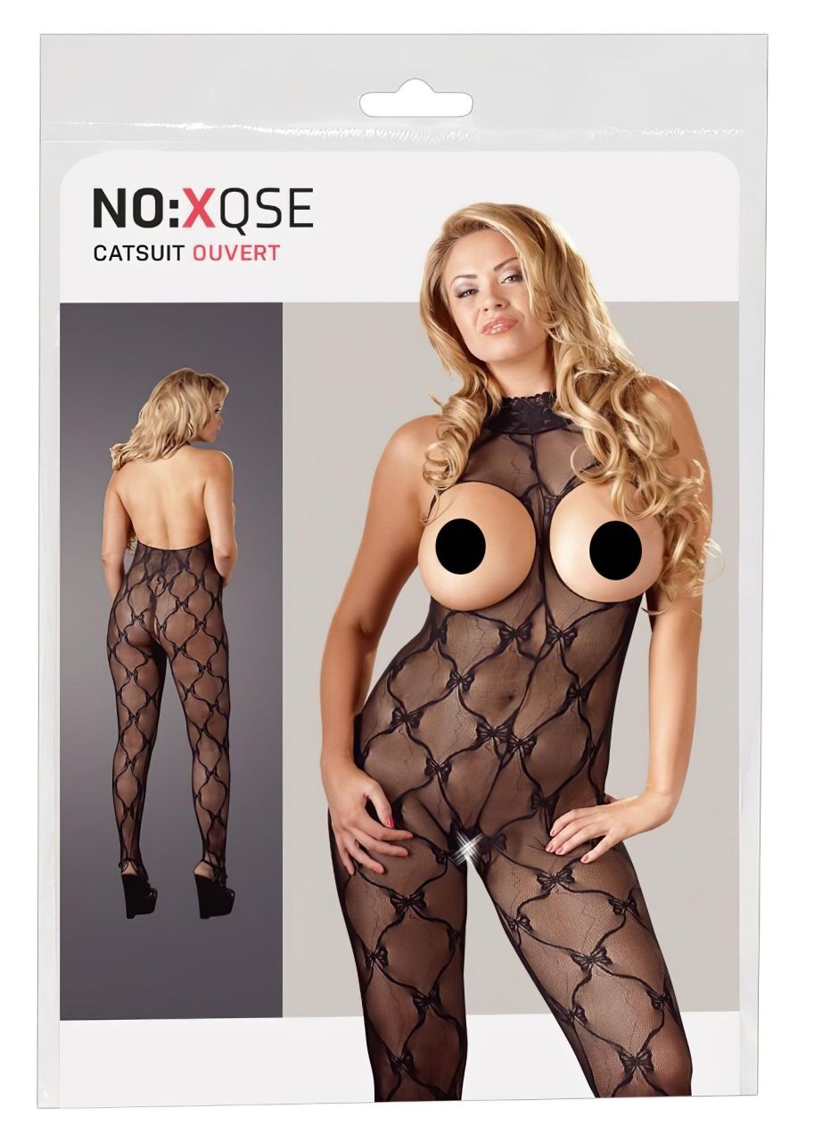 NO:XQSE - Mellben nyitott csipke overál