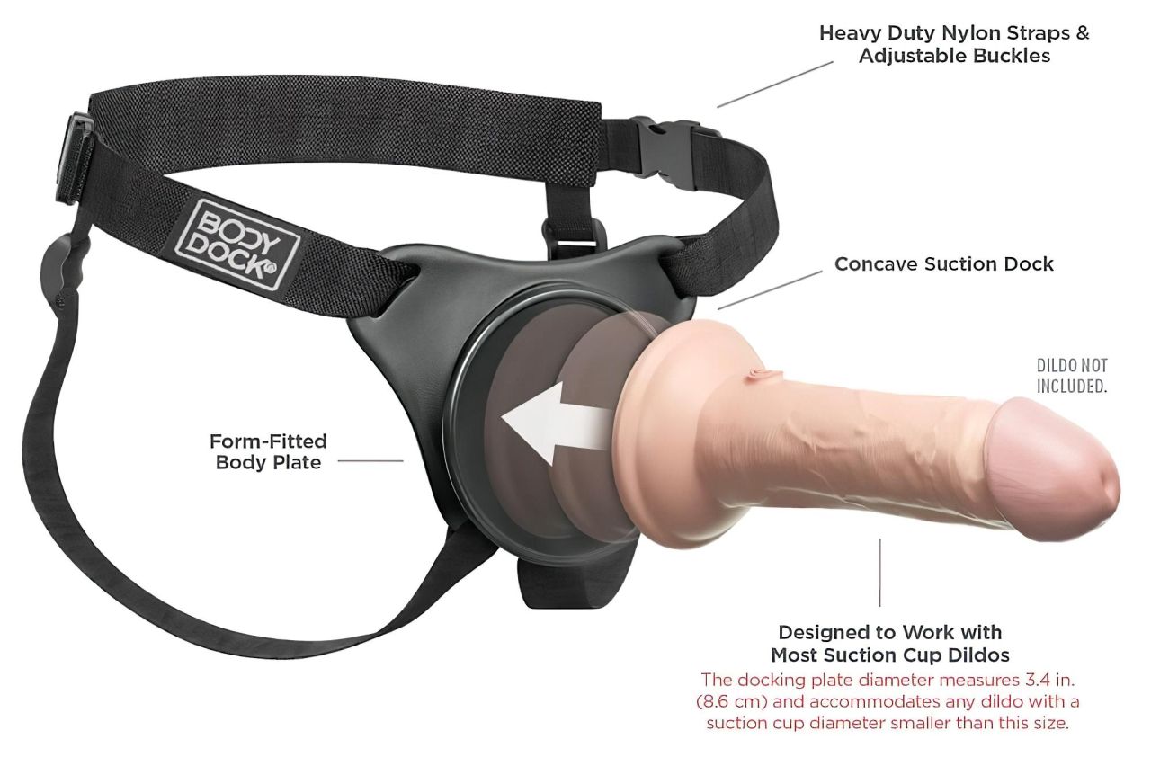 Body Dock OG - felcsatolható alsó tapadókoronghoz (fekete)