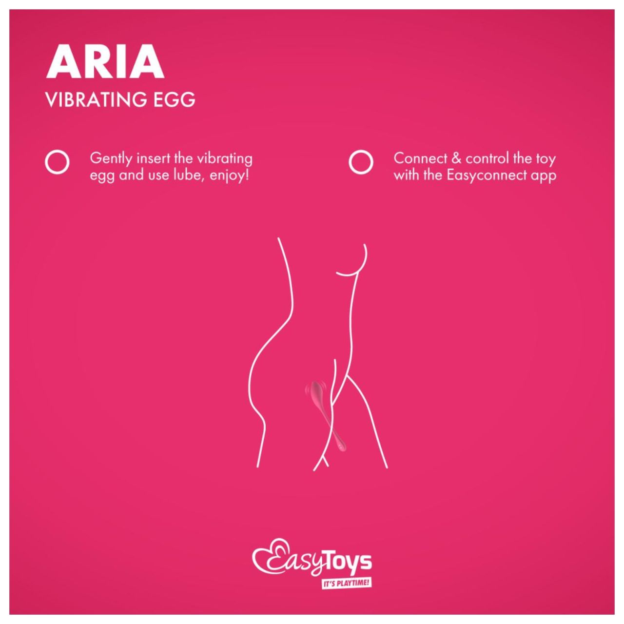 EasyConnect - okos vibrációs tojás (pink) EasyConnect - okos vibrációs tojás (pink)