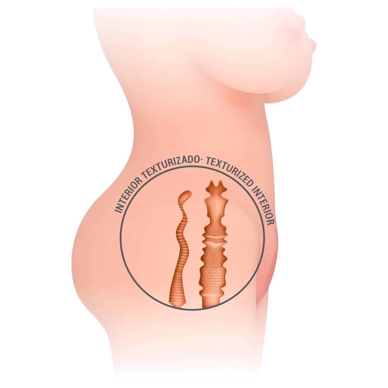 Intense Deep Touch Jesse - élethű torzó maszturbátor (natúr) Intense Deep Touch Jesse - élethű torzó maszturbátor (natúr)