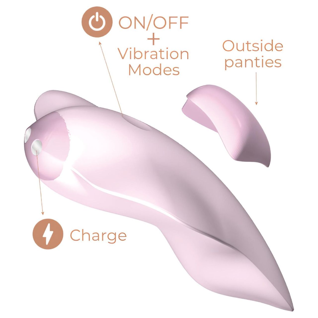 Adrien Lastic Temptation - okos csikló vibrátor (pink)