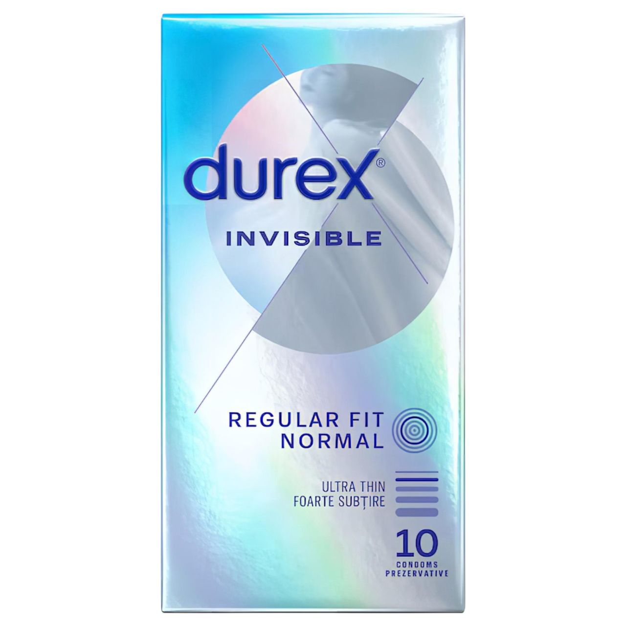 Durex Invisible Regular - vékony óvszer (10db) Durex Invisible Regular - vékony óvszer (10db)
