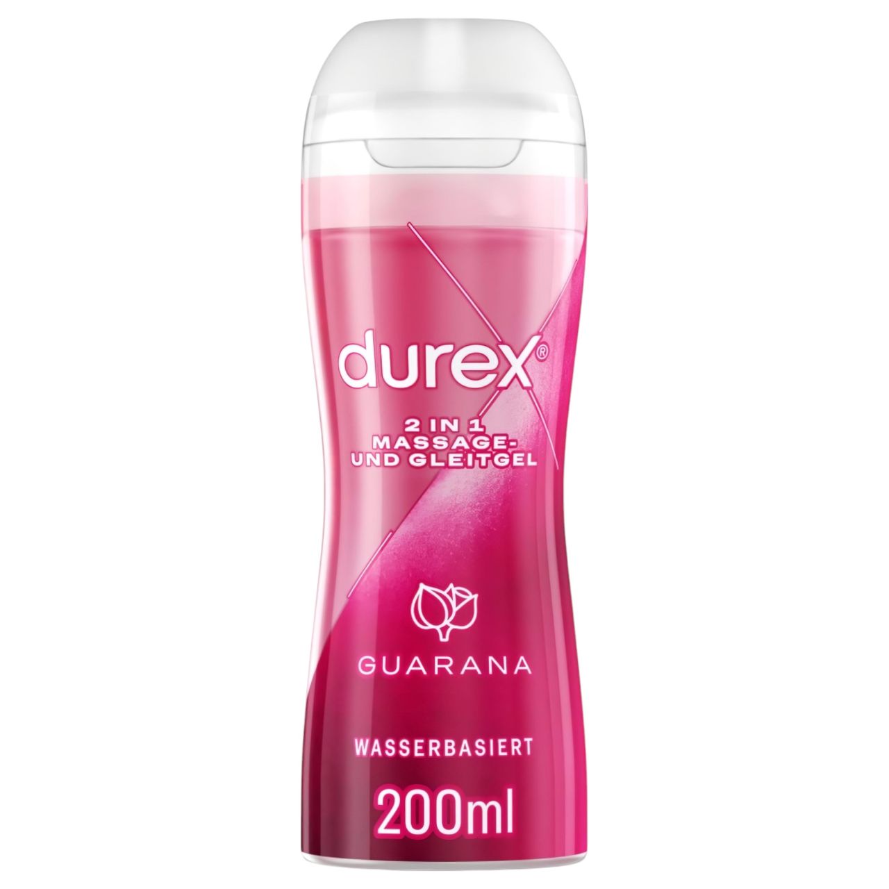 Durex 2in1 masszázsolaj - Guarana (200ml)