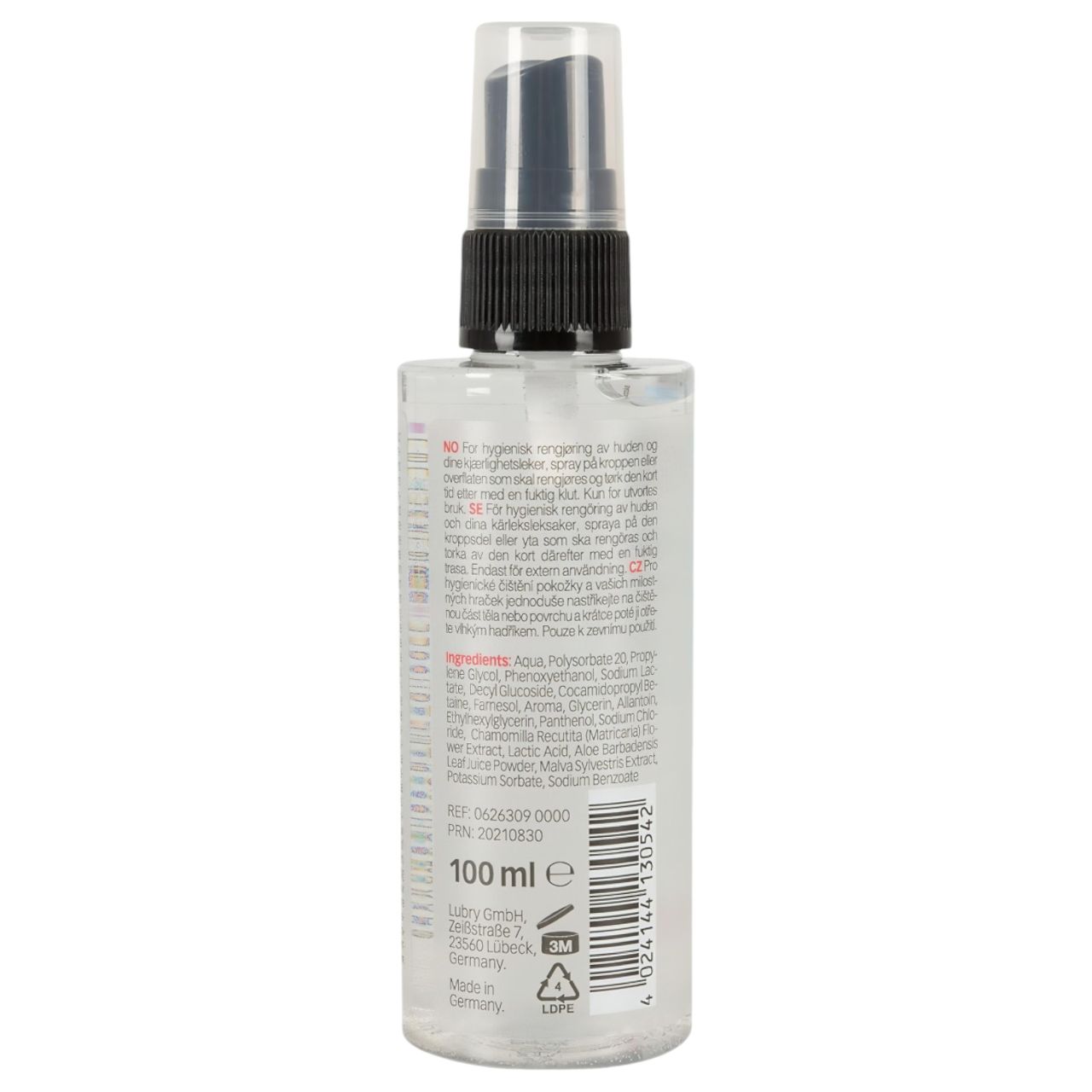 Just Play - 2in1 intim- és terméktisztító spray (100 ml)