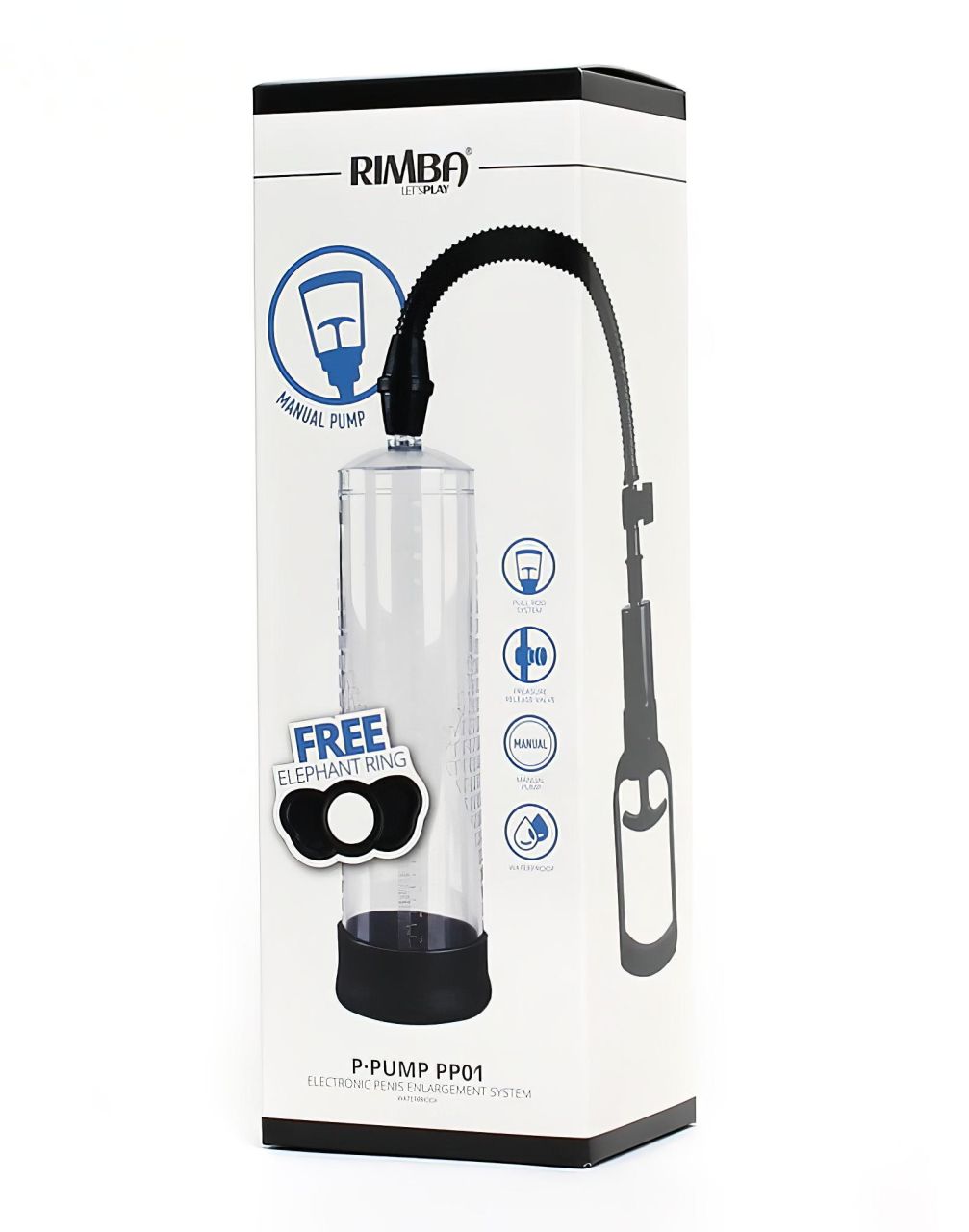 Rimba P-PP01 - kétujjas péniszpumpa (átlátszó) Rimba P-PP01 - kétujjas péniszpumpa (átlátszó)