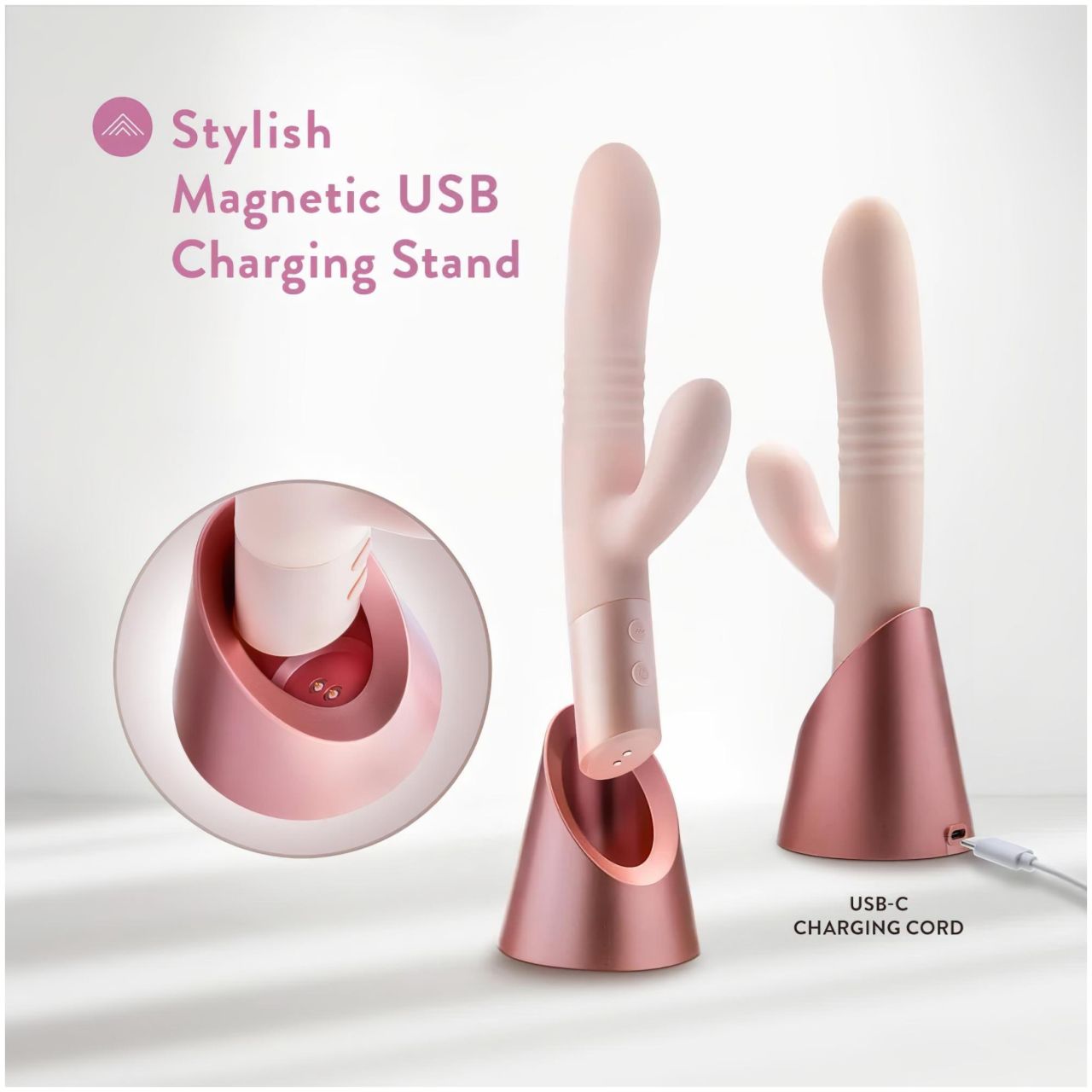 Blush Fraya - csiklókaros lökő vibrátor (pink)