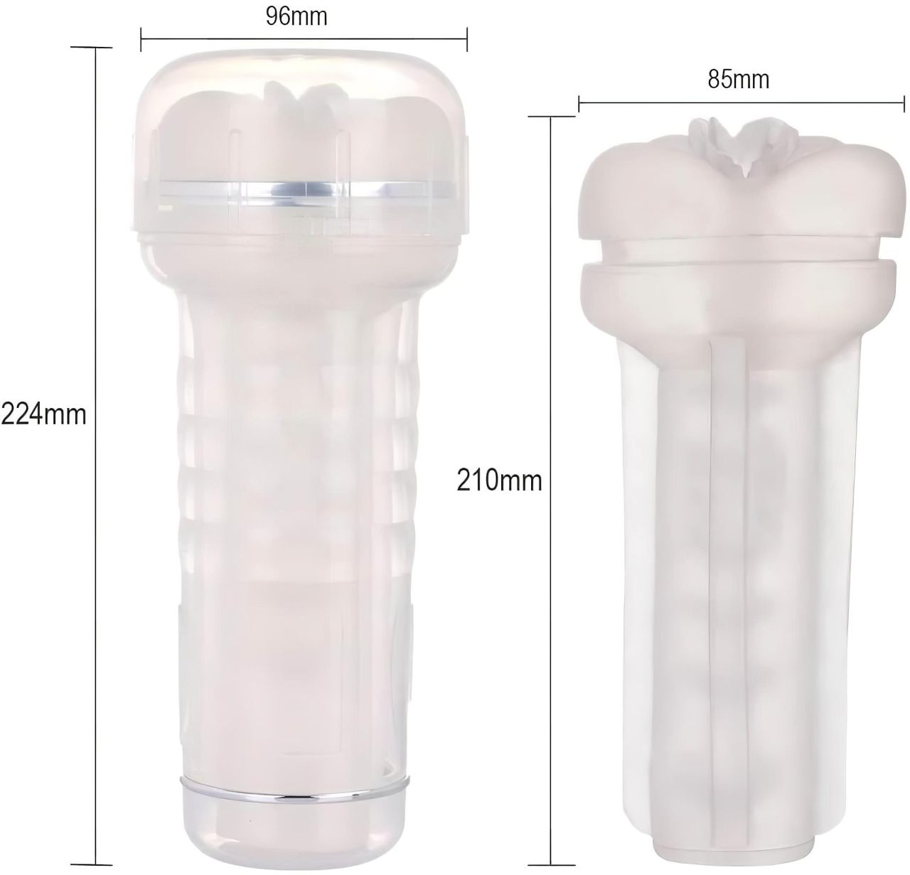 Tracy's Dog Crystal - élethű műpunci maszturbátor (átlátszó)