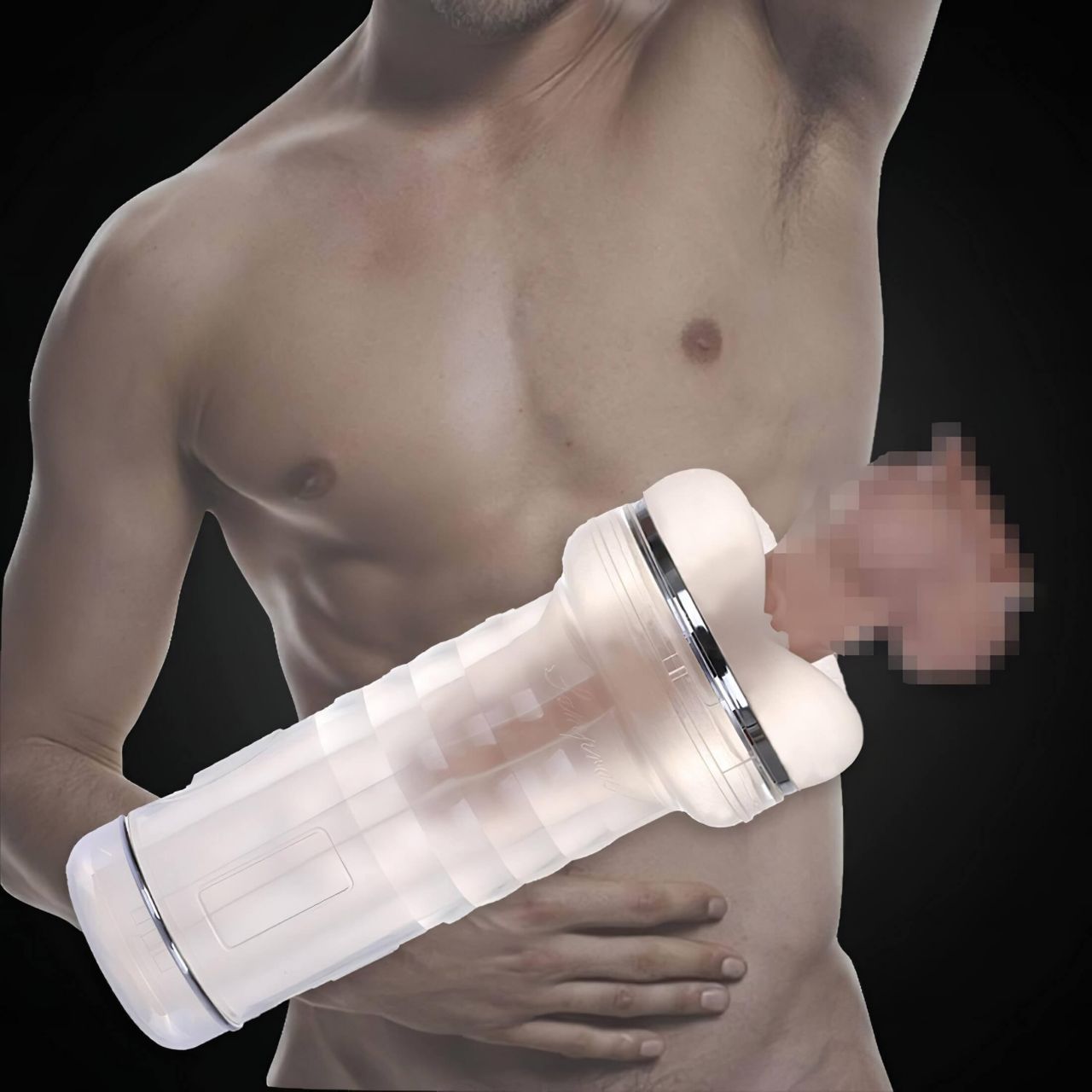 Tracy's Dog Crystal - élethű műpunci maszturbátor (átlátszó)