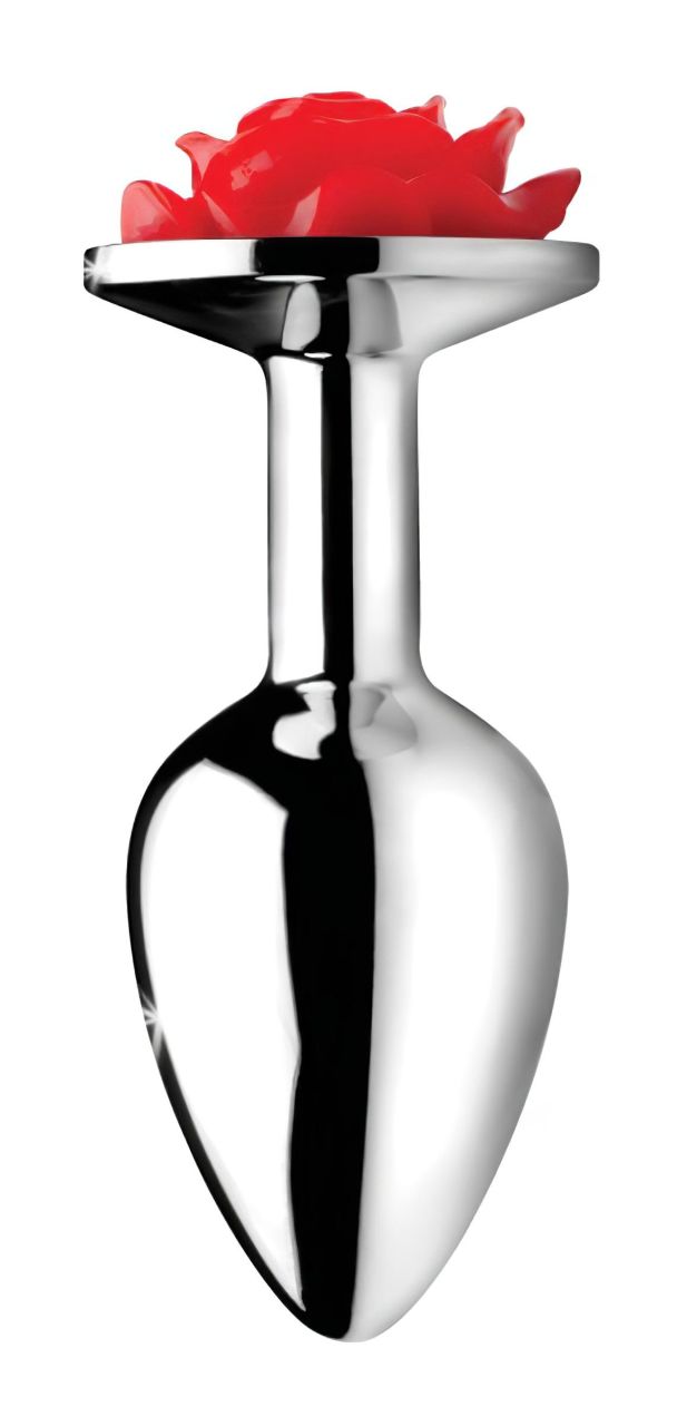 Booty Sparks - rózsás anál plug (ezüst) Booty Sparks - rózsás anál plug (ezüst)