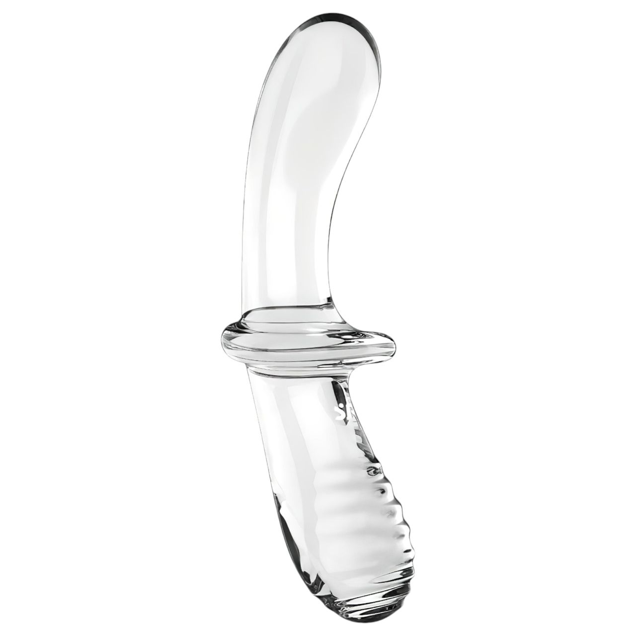 Satisfyer Double Crystal - kétvégű üveg dildó (átlátszó) Satisfyer Double Crystal - kétvégű üveg dildó (átlátszó)