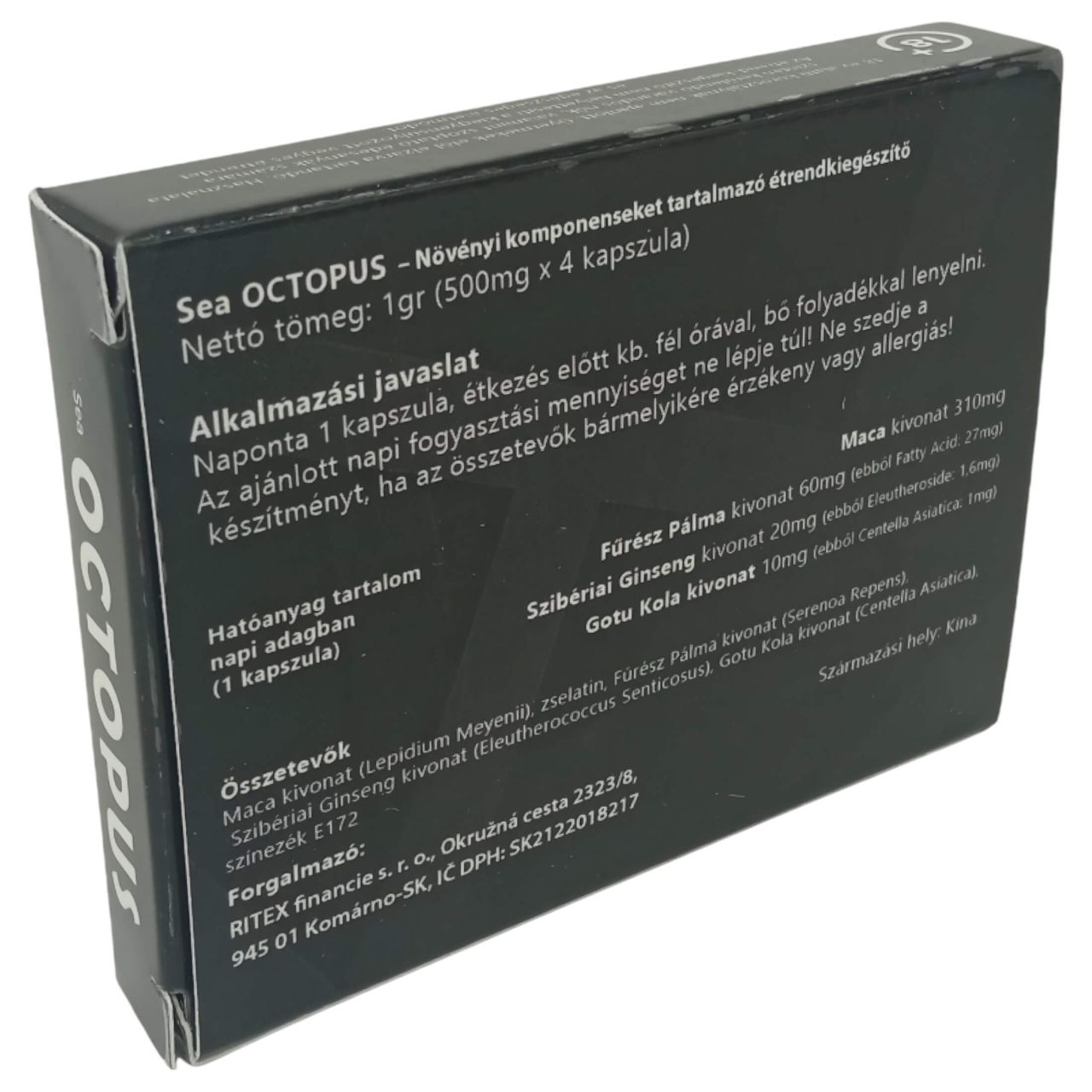 Octopus - étrend kiegészítő kapszula férfiaknak (4db)