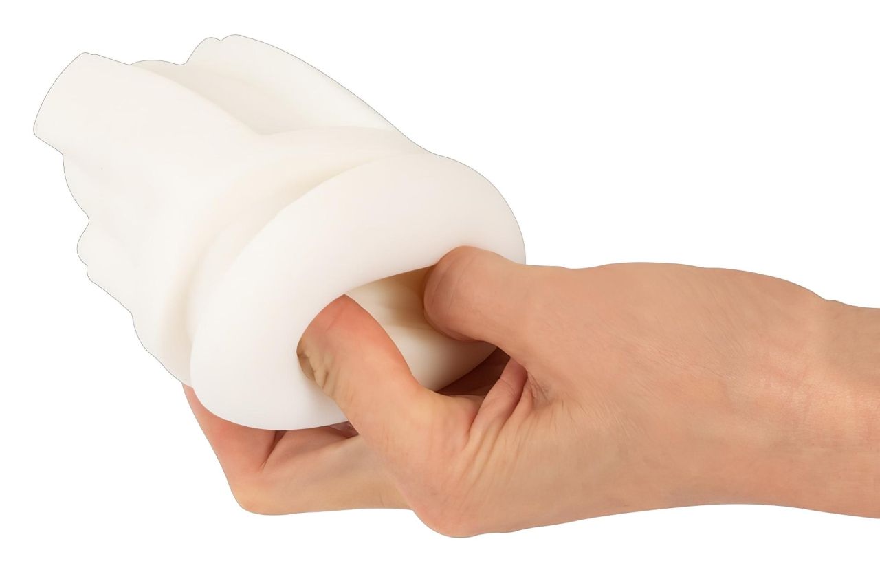 WYNE 02 - akkus, rezgő-szívó maszturbátor (fekete-fehér) WYNE 02 - akkus, rezgő-szívó maszturbátor (fekete-fehér)