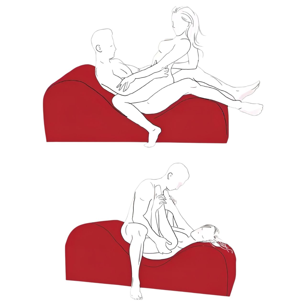 Liberator Esse Lounger - variálható tantra fotel (fekete)