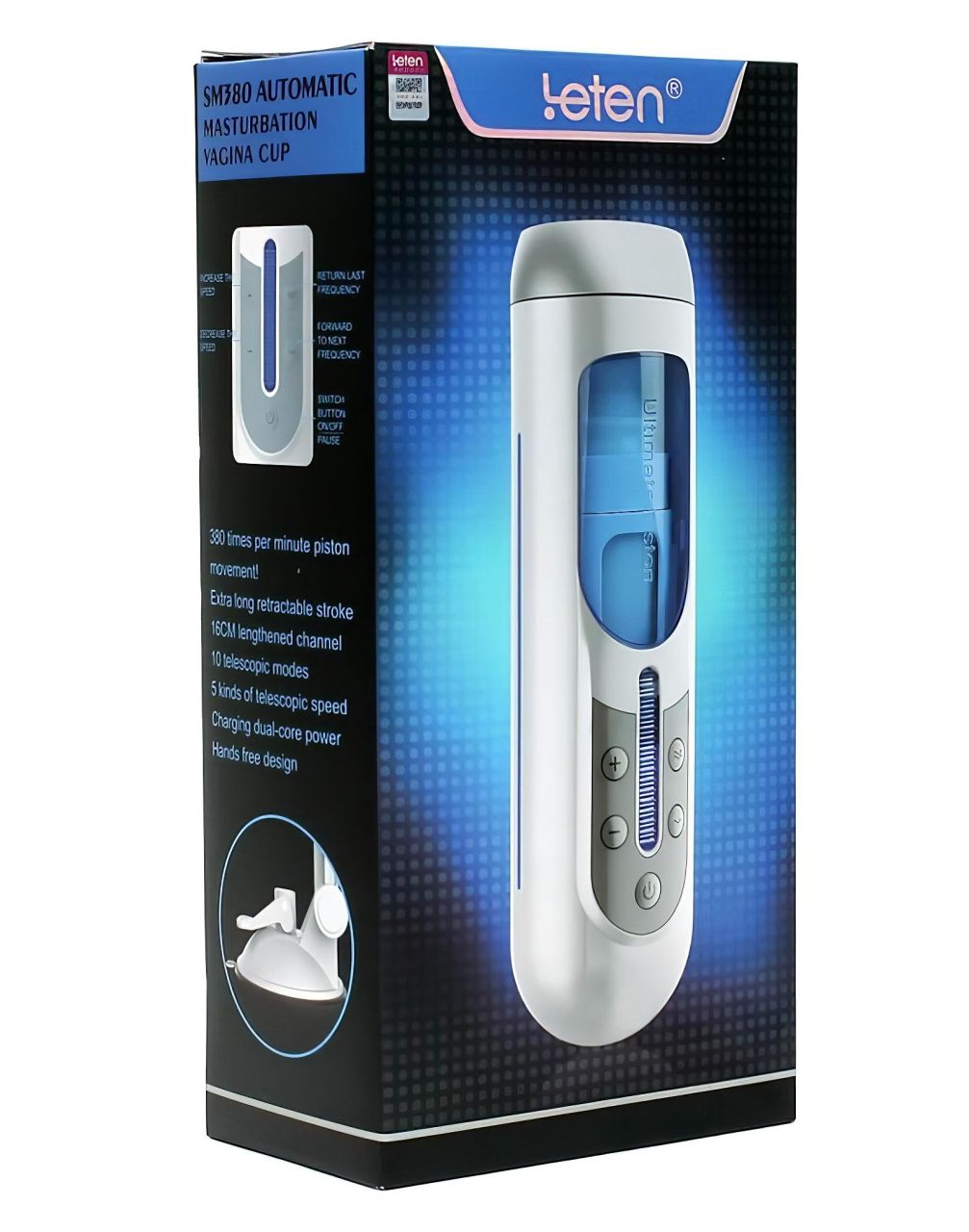 LETEN SM380 - akkus, fel-le mozgó szuper maszturbátor LETEN SM380 - akkus, fel-le mozgó szuper maszturbátor