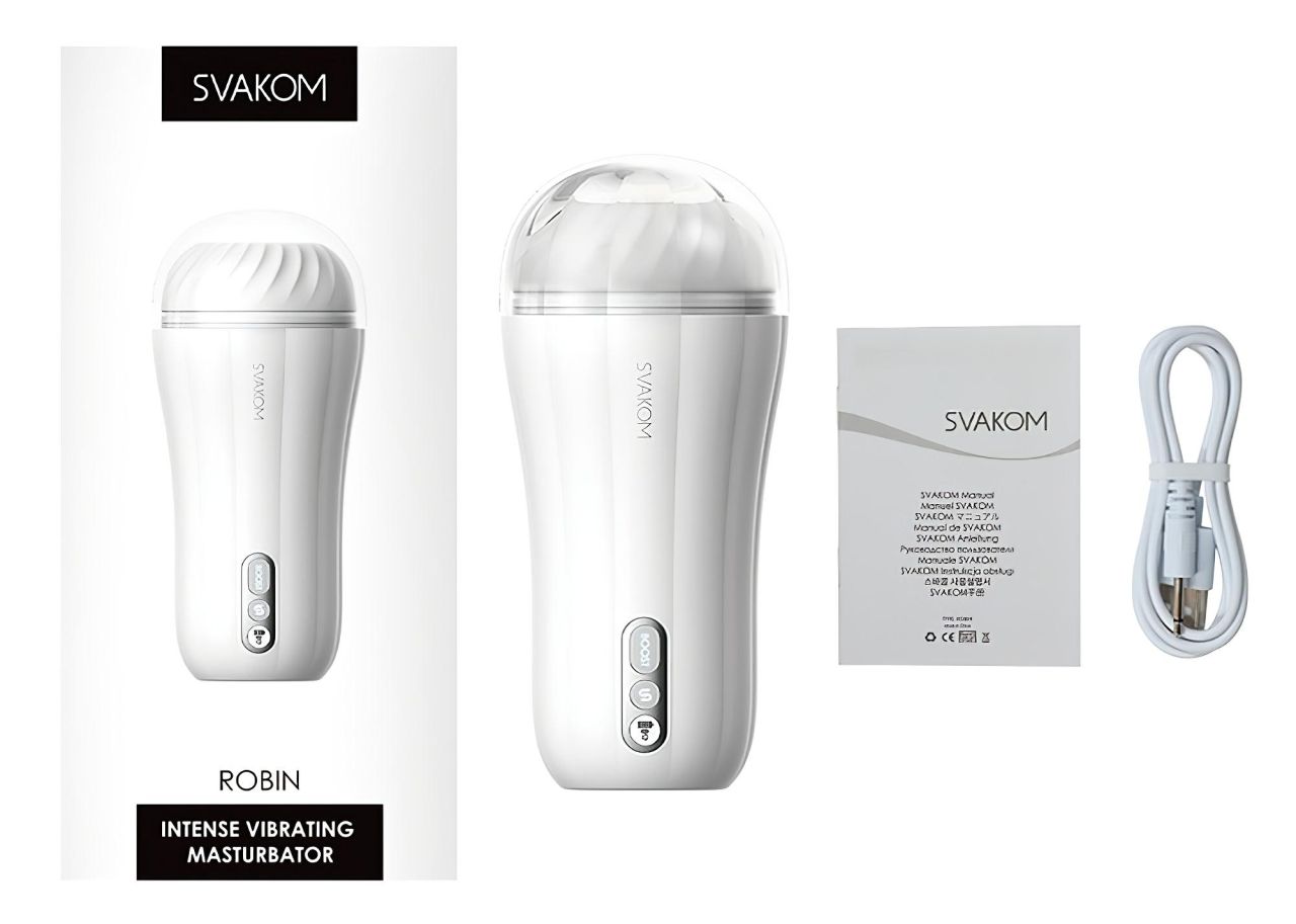 Svakom Robin - akkus maszturbátor (fehér) Svakom Robin - akkus maszturbátor (fehér)