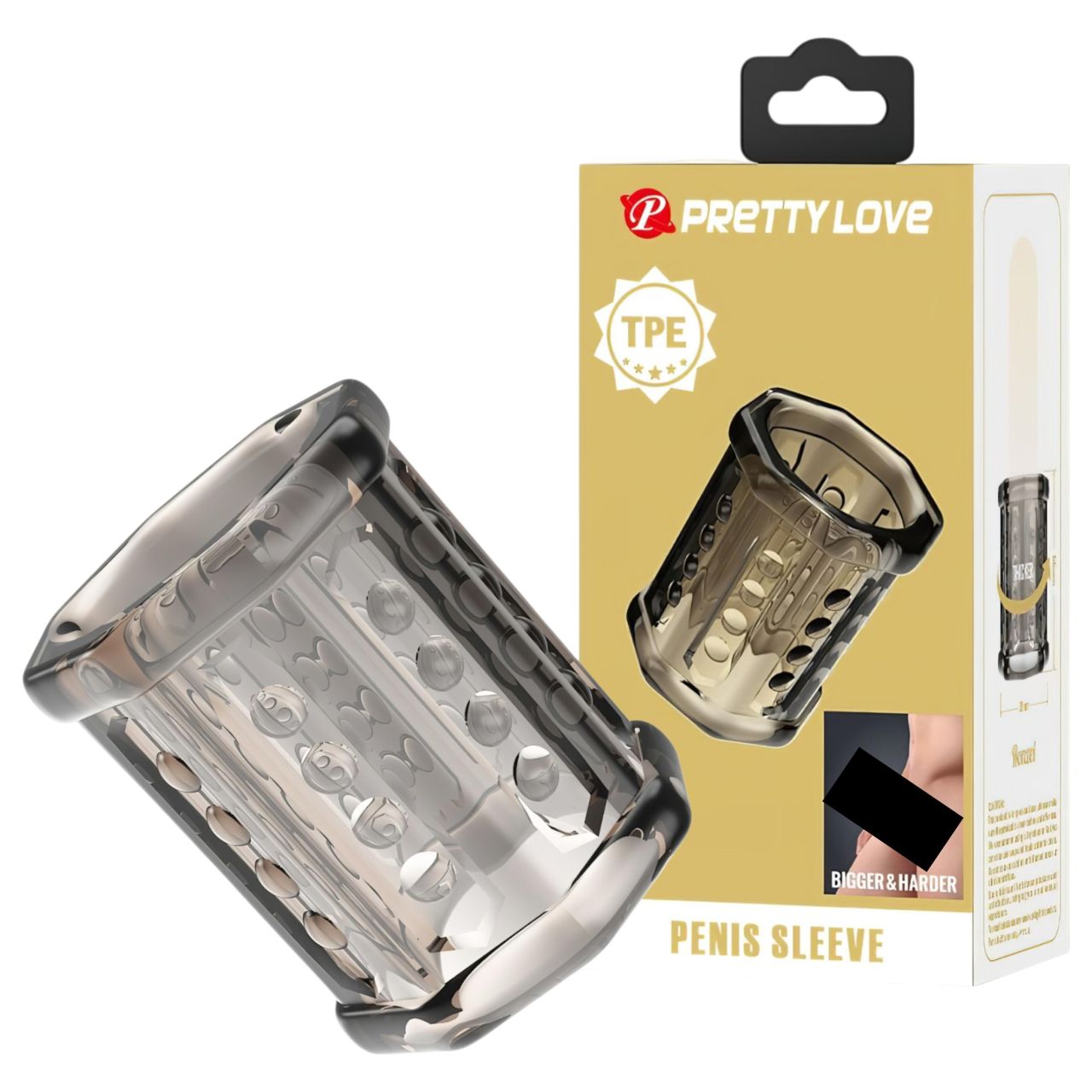 Pretty Love Ronael - péniszmandzsetta (áttetsző)