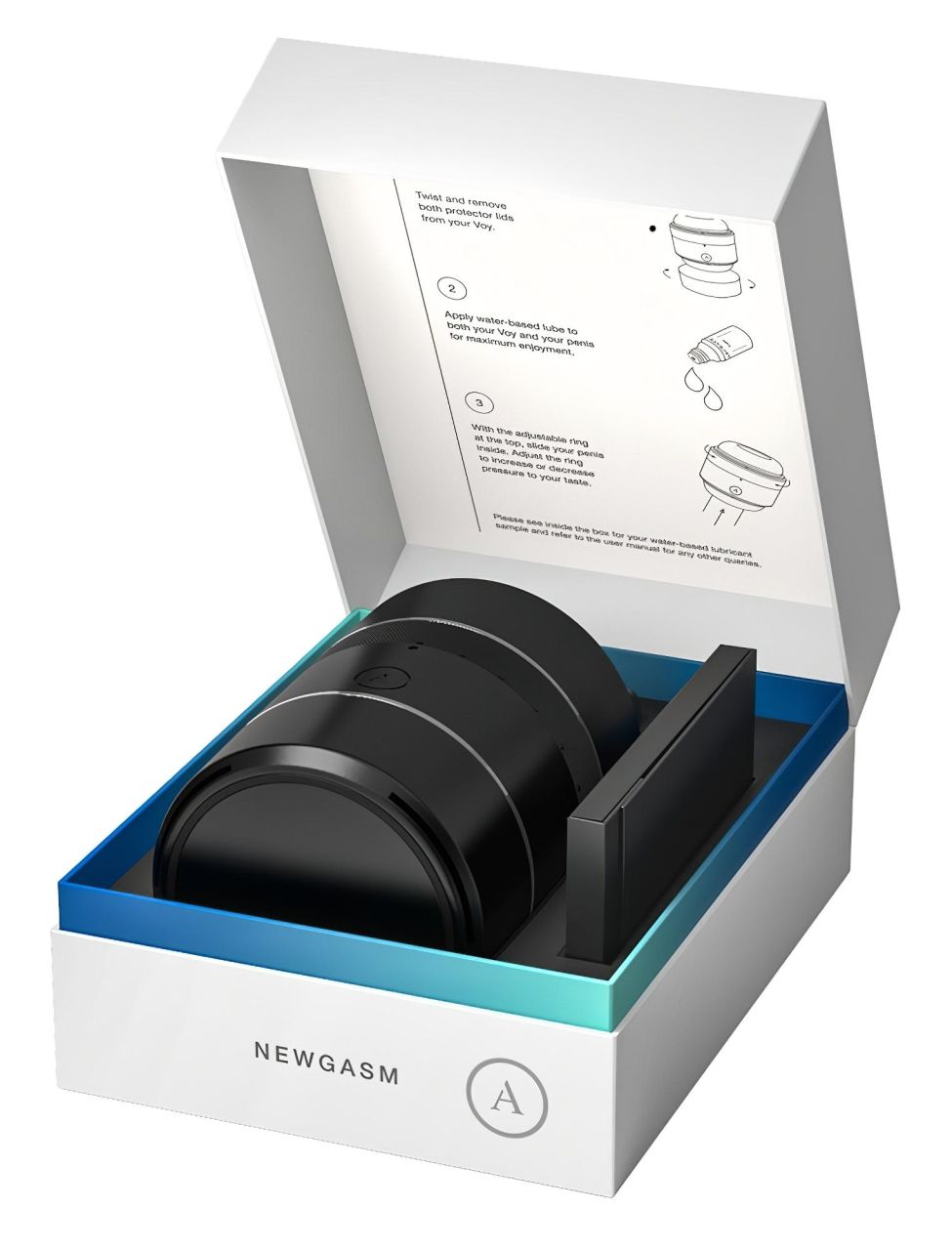 Arcwave Voy - szorító-forgó maszturbátor férfiaknak (fekete) Arcwave Voy - szorító-forgó maszturbátor férfiaknak (fekete)