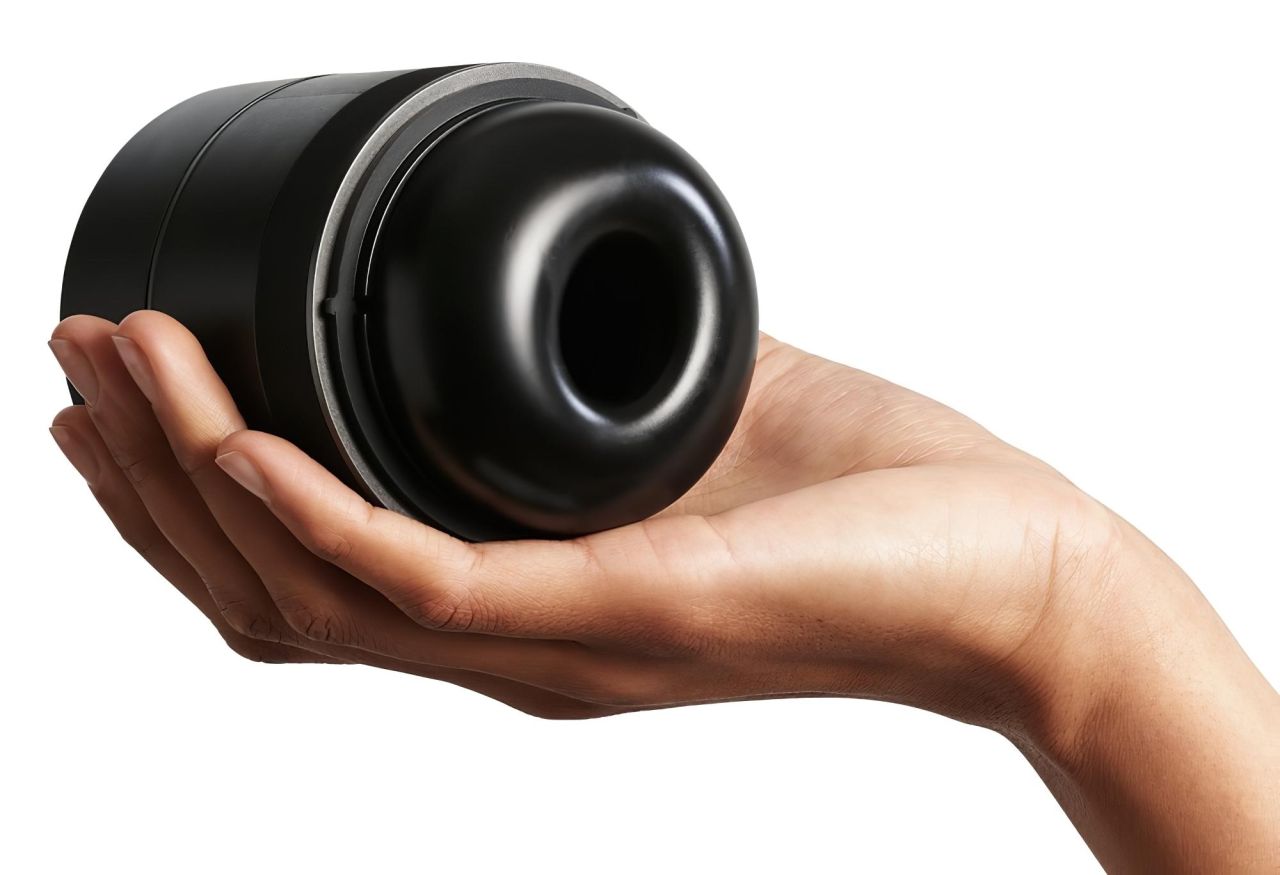 Arcwave Voy - szorító-forgó maszturbátor férfiaknak (fekete) Arcwave Voy - szorító-forgó maszturbátor férfiaknak (fekete)