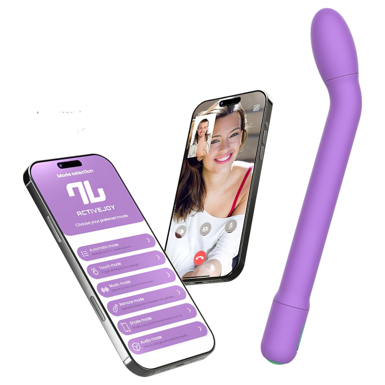 Adalet Gently - App-vezérelt G-pont és prosztata vibrátor (lila) Adalet Gently - App-vezérelt G-pont és prosztata vibrátor (lila)