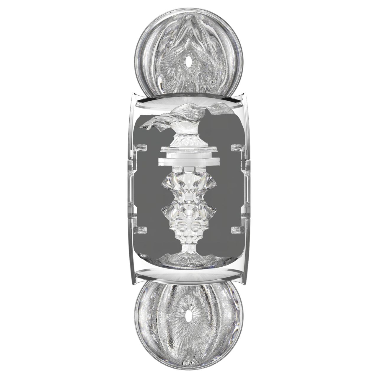 Fleshlight Quickshot Stoya - utazó maszturbátor (átlátszó)