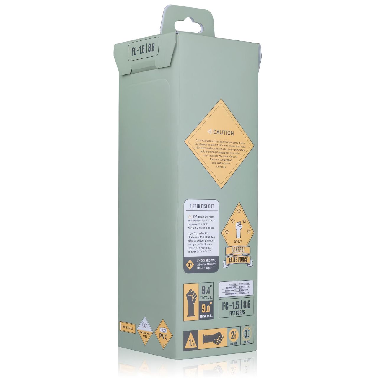 BUTTR Fist Corps - fisting dildó (fekete) BUTTR Fist Corps - fisting dildó (fekete)