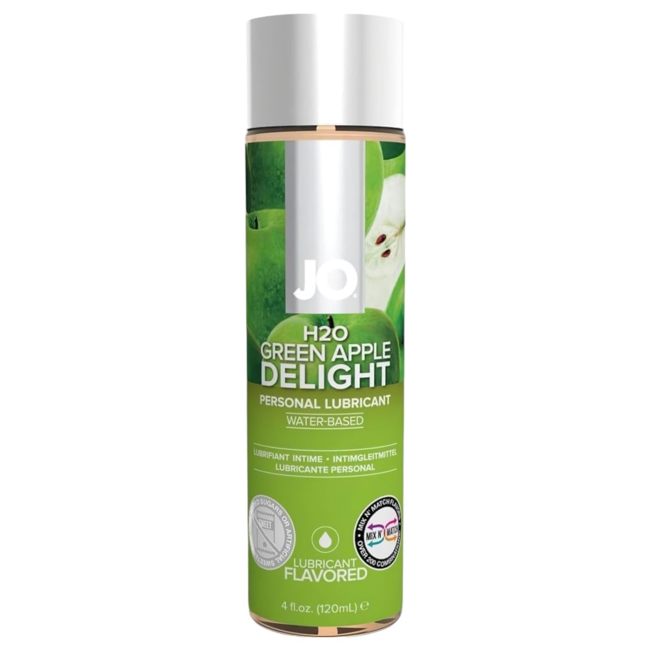 JO H2O - vízbázisú síkosító - zöldalmás (120ml)