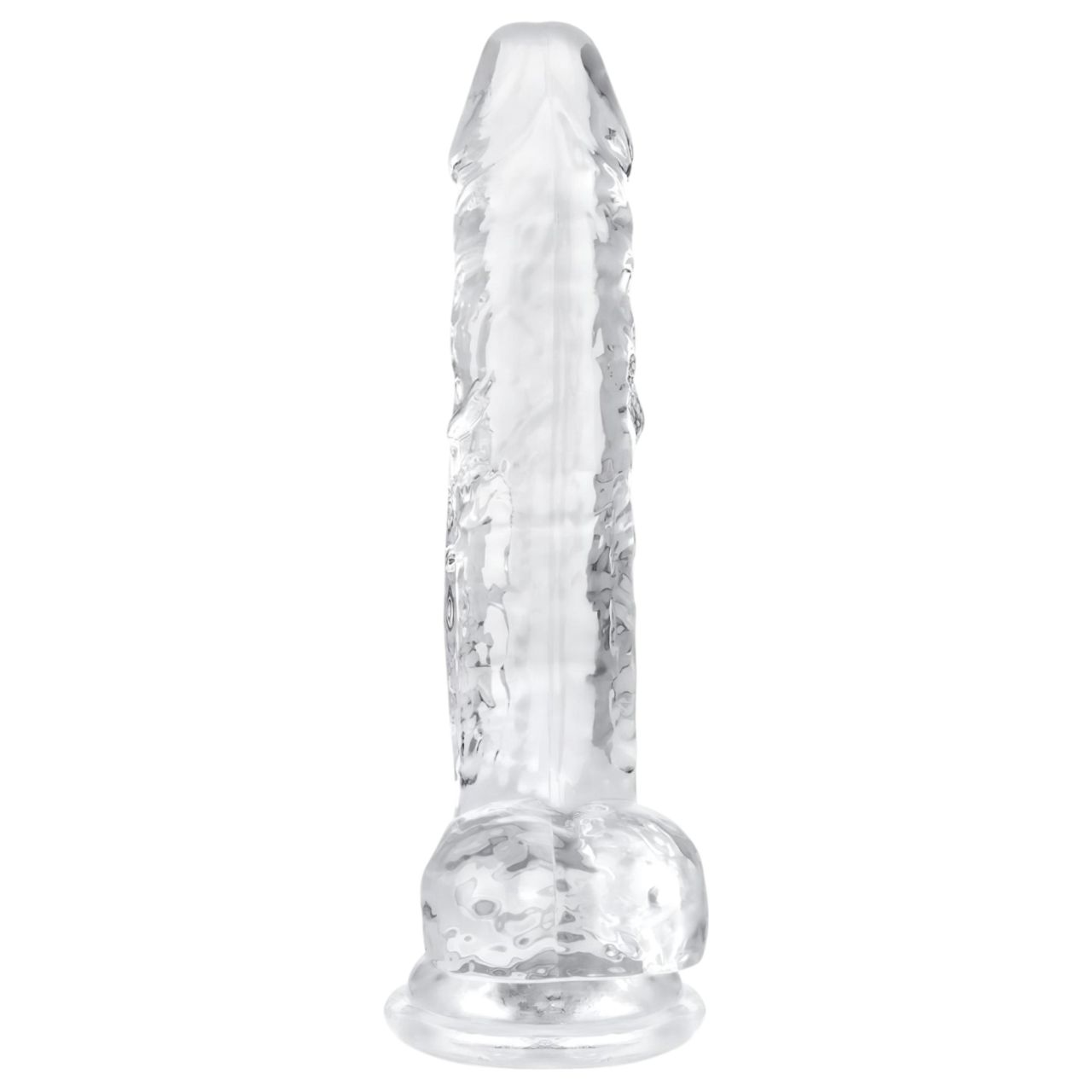 EasyToys - herés dildó - 17cm (átlátszó)