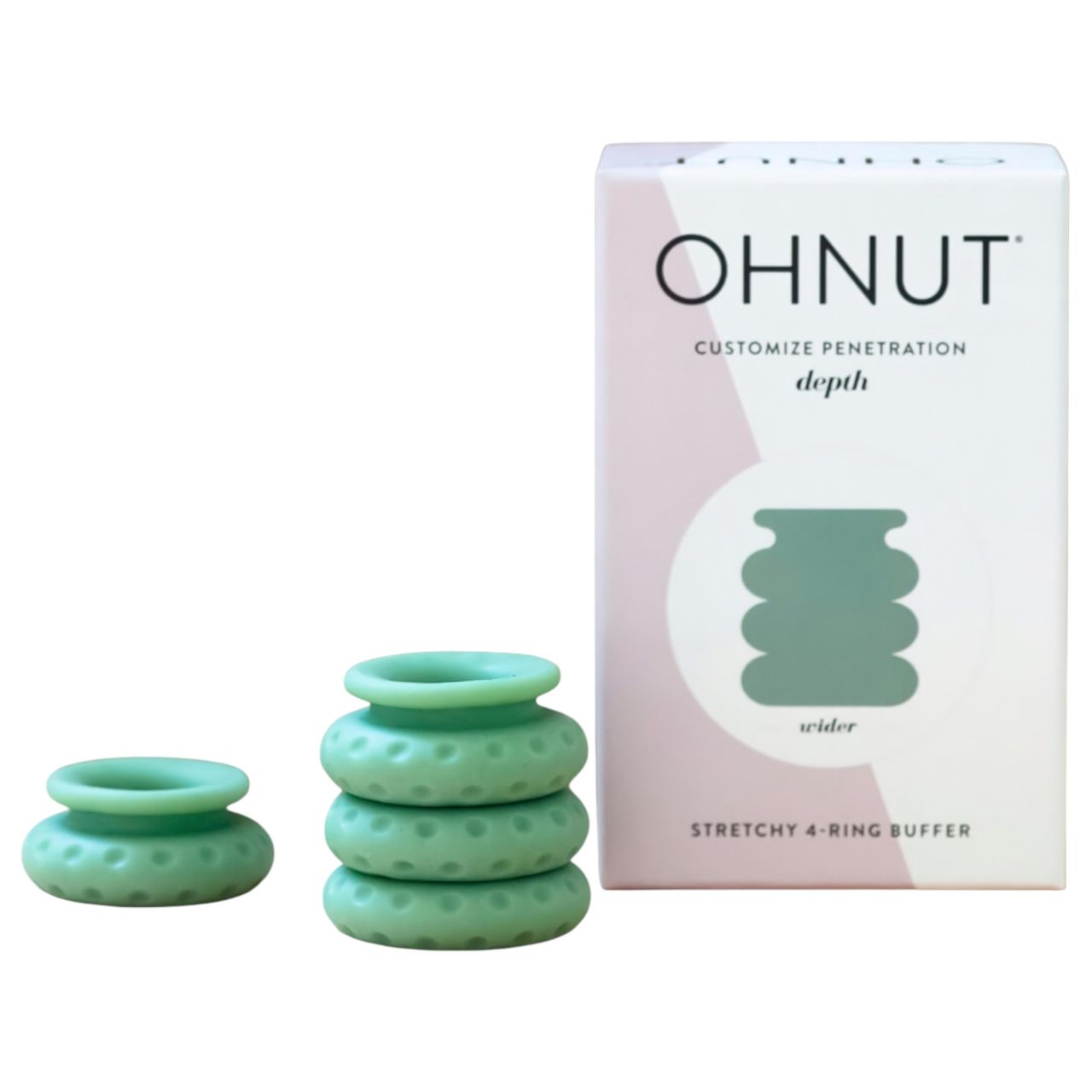 Ohnut - behatolás szabályozó gyűrű - 4 részes (zöld)
