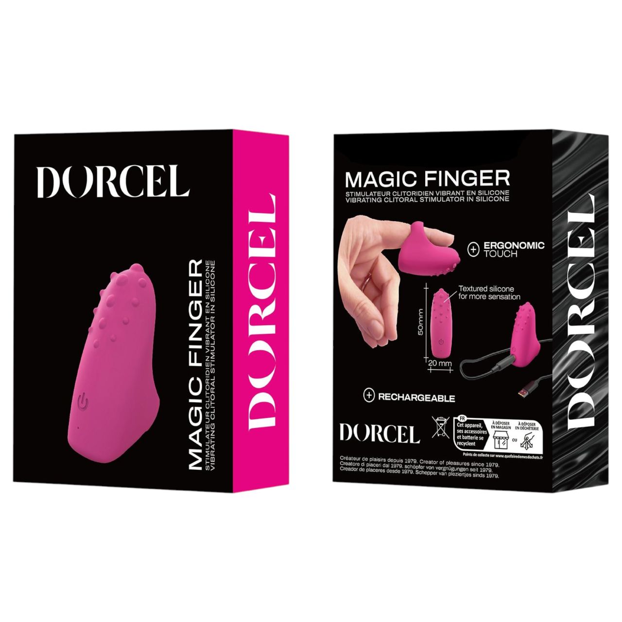 / Dorcel Magic Finger - akkus, ujjvibrátor (pink)
