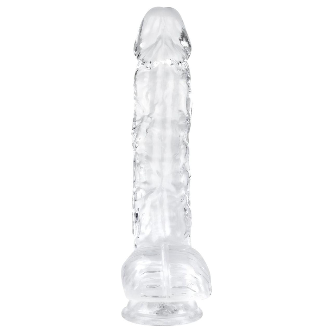 EasyToys - herés dildó - 13,5cm (átlátszó)