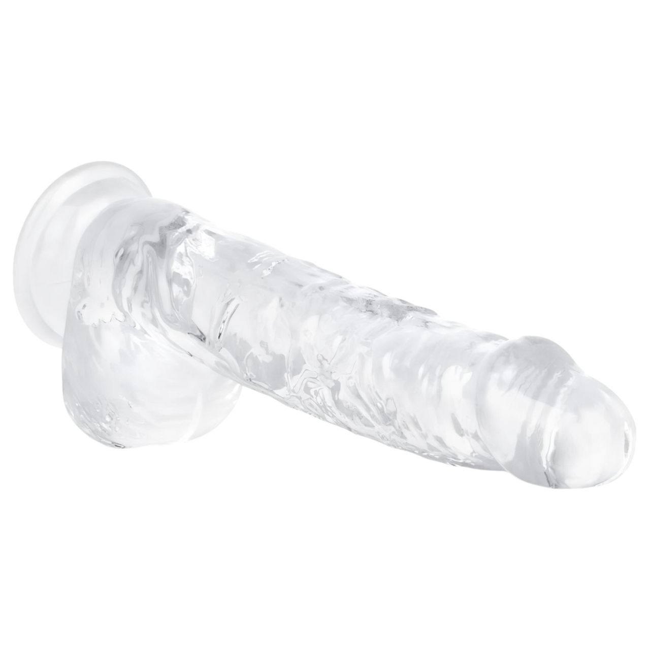 EasyToys - herés dildó - 13,5cm (átlátszó)