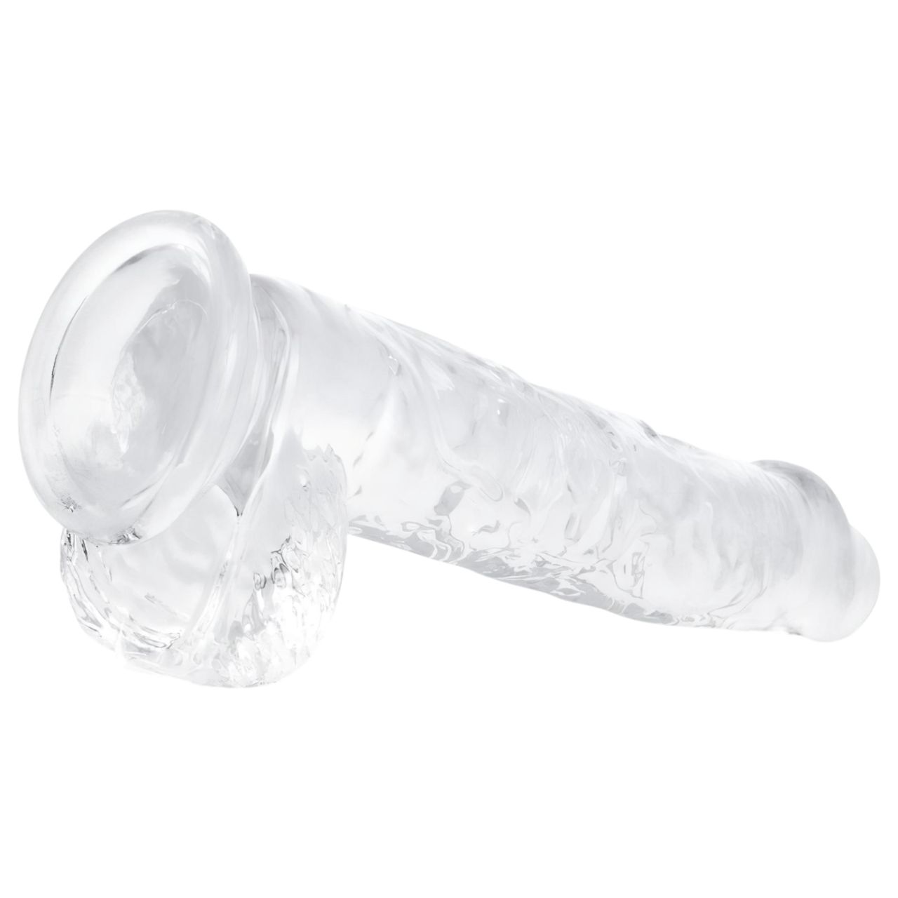 EasyToys - herés dildó - 13,5cm (átlátszó)