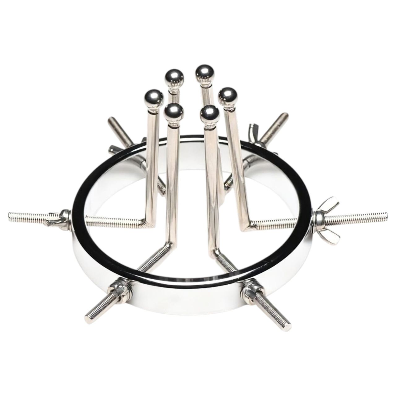 XR Brands Oculus - rozsdamentes acél tágító (ezüst)