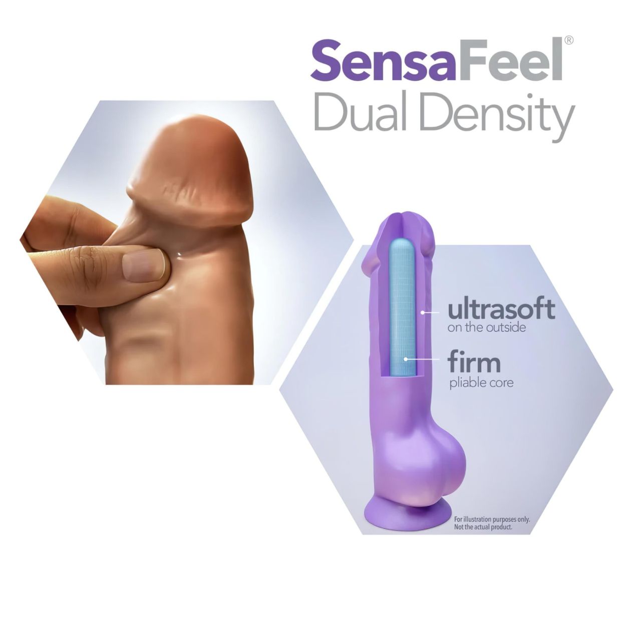 Blush Chub - élethű, tapadótalpas dildó - 18cm (natúr)