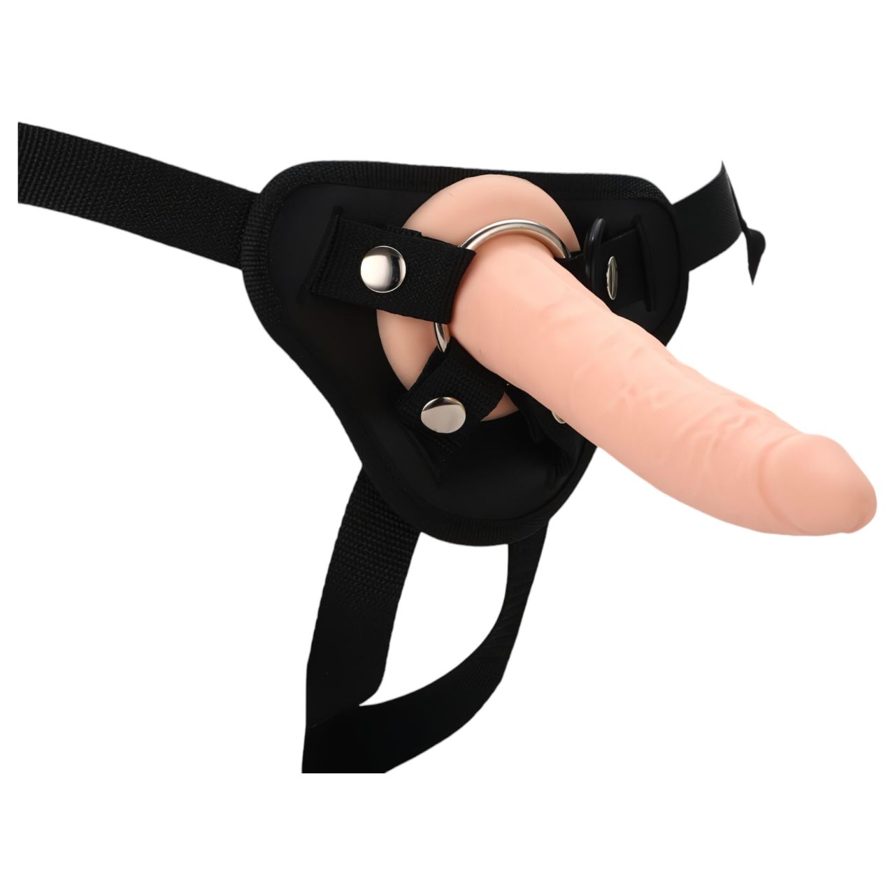 RealStuff Strap-On - keskeny, felcsatolható dildó (testszínű)