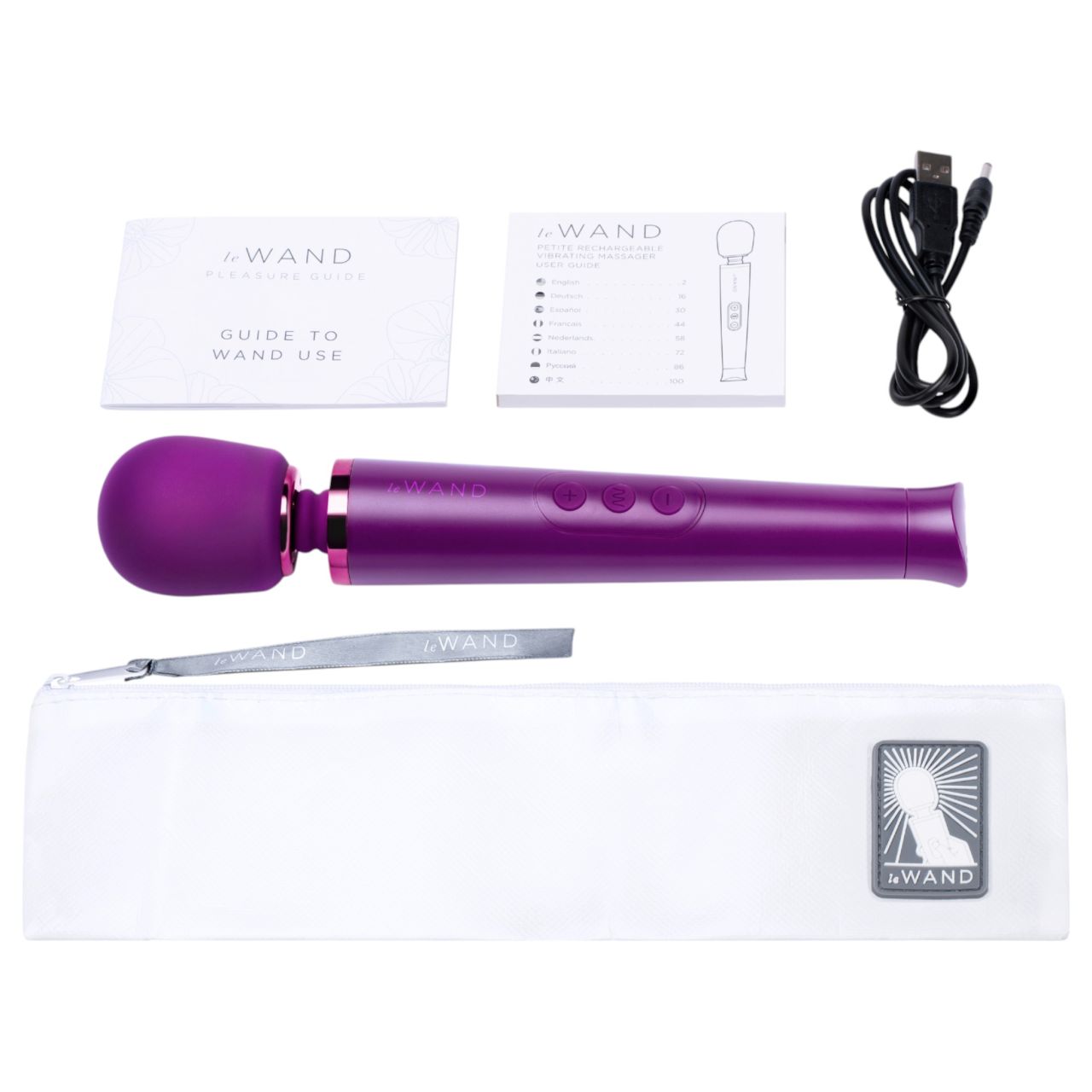 le Wand Petite - exkluzív masszírozó vibrátor (lila) le Wand Petite - exkluzív masszírozó vibrátor (lila)