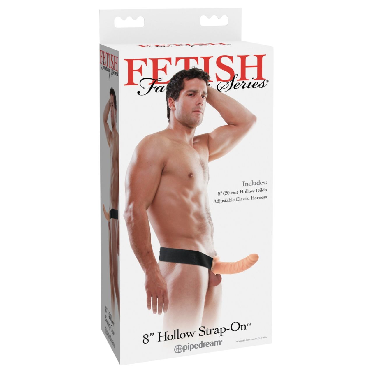 Fetish Fantasy - felcsatolható üreges dildó (natúr) Fetish Fantasy - felcsatolható üreges dildó (natúr)