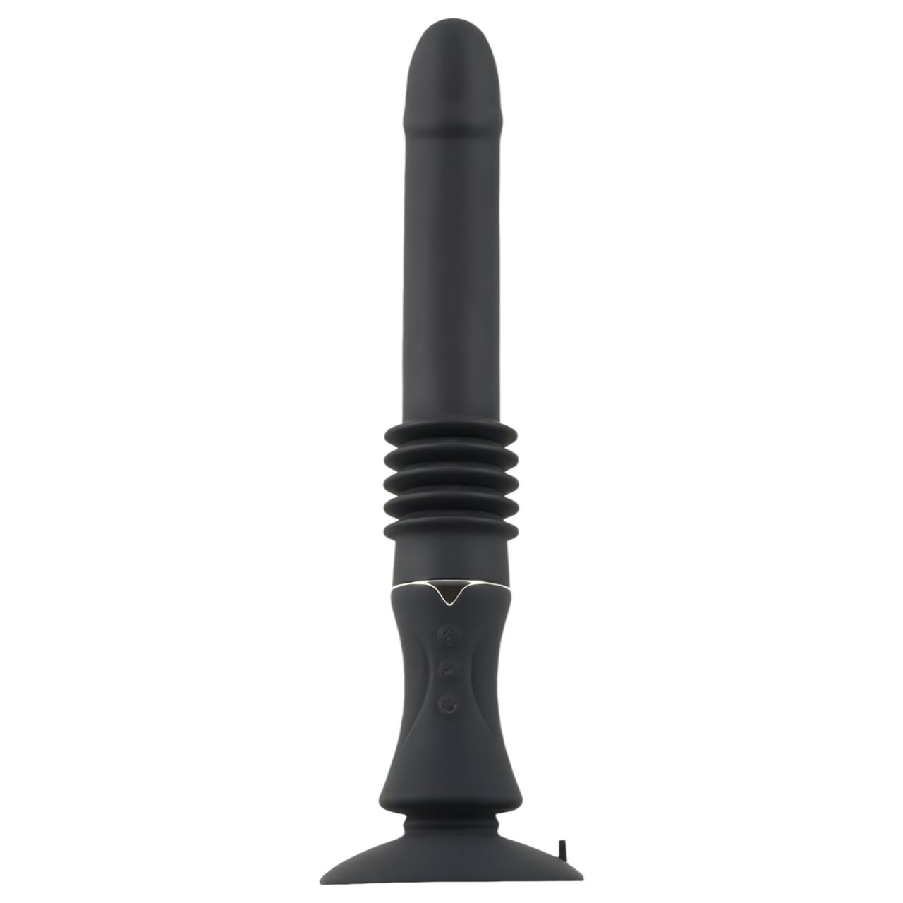 You2Toys Fucking Machine - tapadókorongos lökő vibrátor (fekete)