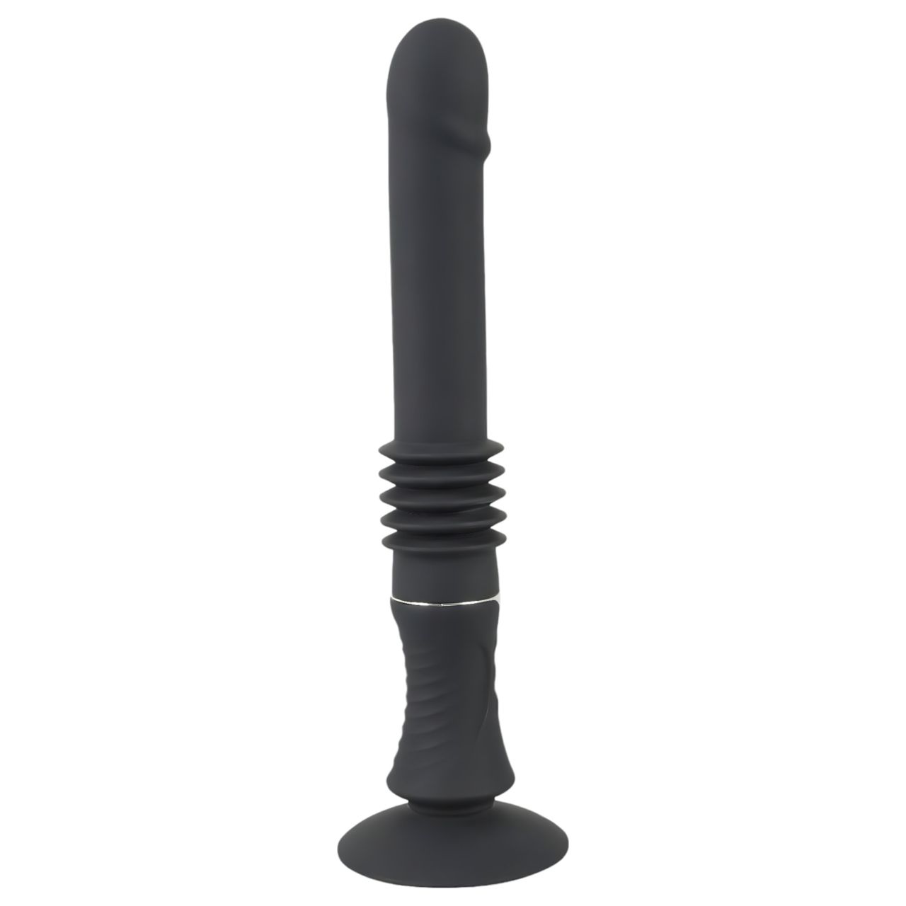 You2Toys Fucking Machine - tapadókorongos lökő vibrátor (fekete)