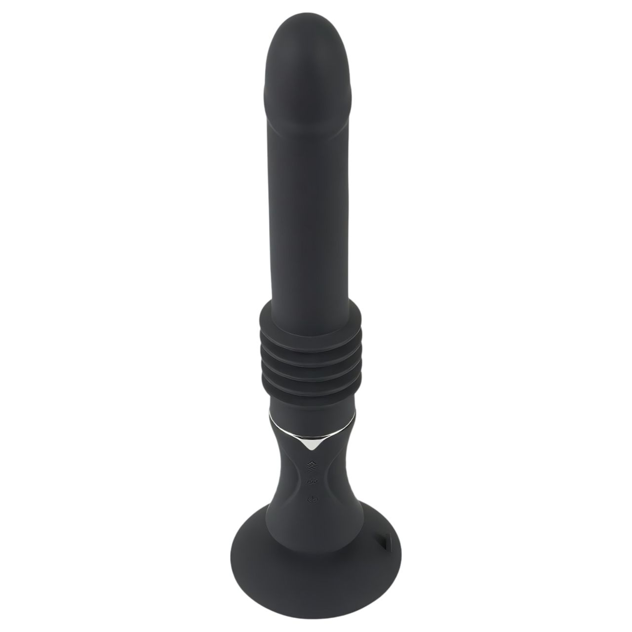 You2Toys Fucking Machine - tapadókorongos lökő vibrátor (fekete)