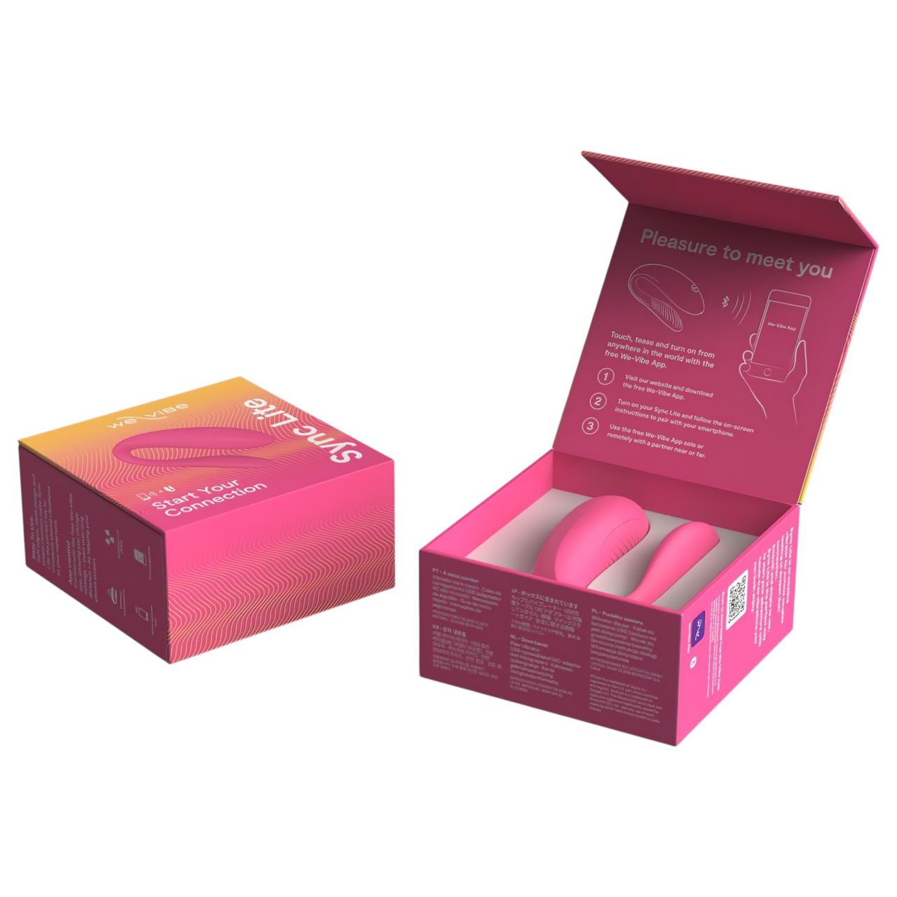 We-Vibe Sync Lite – App- és távirányítós párvibrátor (pink)