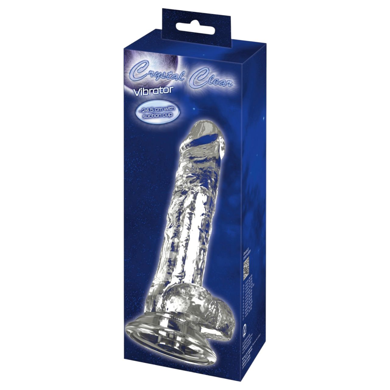 Crystal - Vibrátor tapadókoronggal (áttetsző) Crystal - Vibrátor tapadókoronggal (áttetsző)