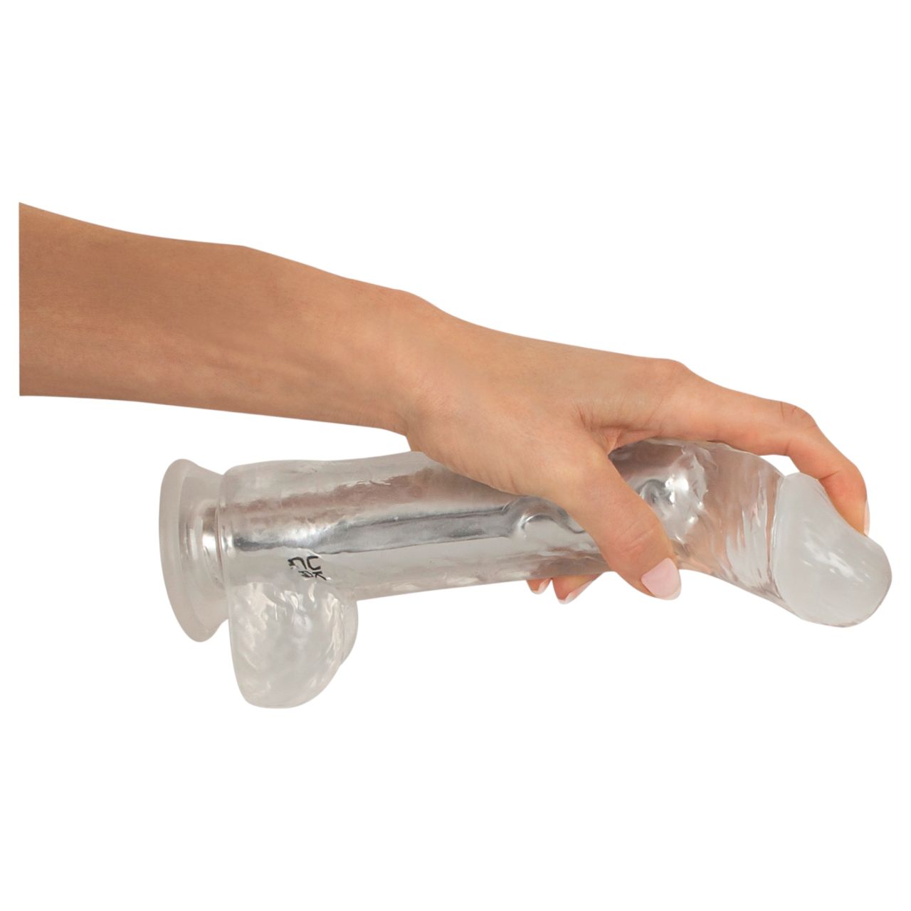 Crystal - Vibrátor tapadókoronggal (áttetsző) Crystal - Vibrátor tapadókoronggal (áttetsző)