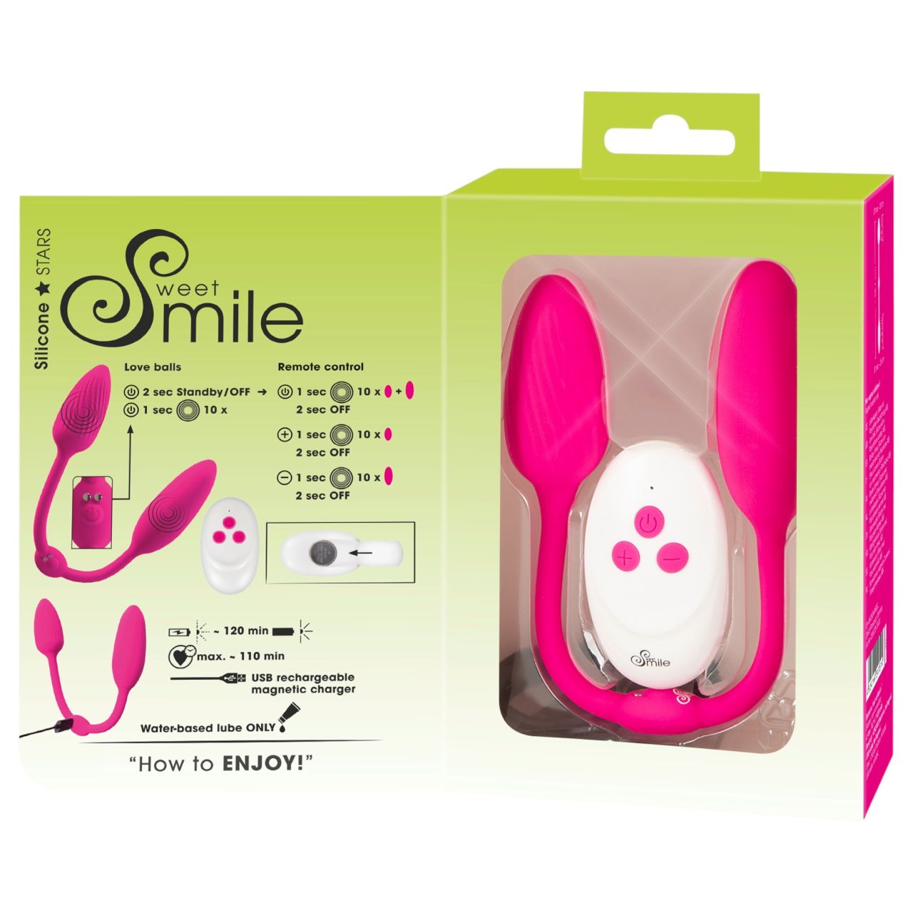 Sweet Smile - RC Dupla Gésagolyó (pink)