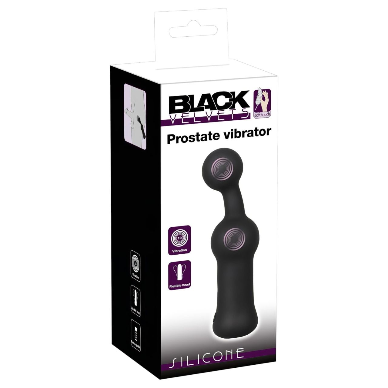 Black Velvets - Prosztata vibrátor (fekete) Black Velvets - Prosztata vibrátor (fekete)
