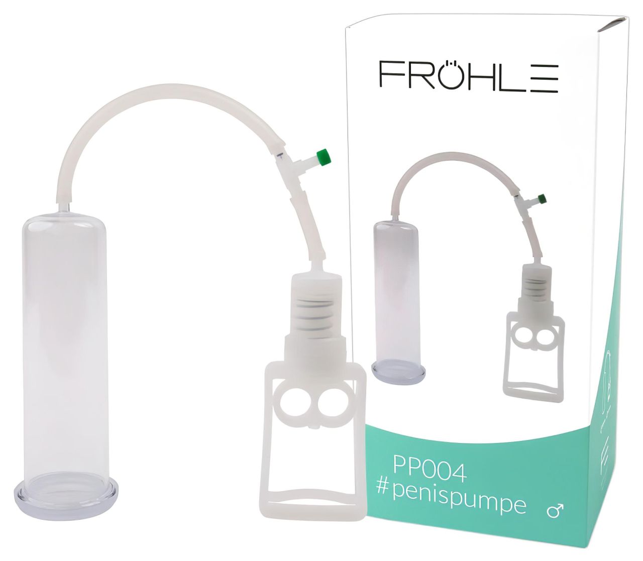 Fröhle PP004 (20 cm) - orvosi péniszpumpa erős pumpakarral