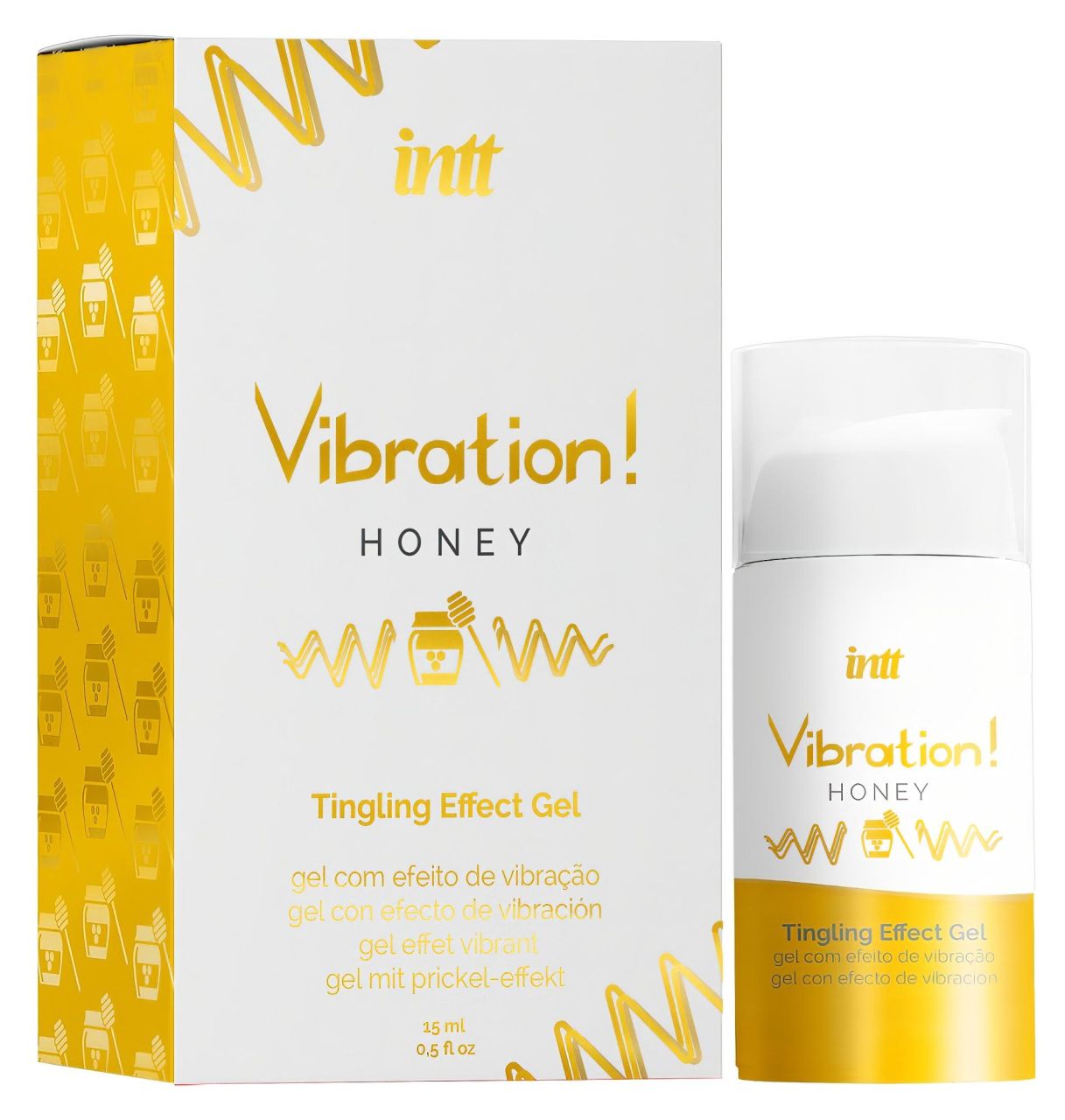 Intt Vibration! - folyékony vibrátor - méz (15 ml)